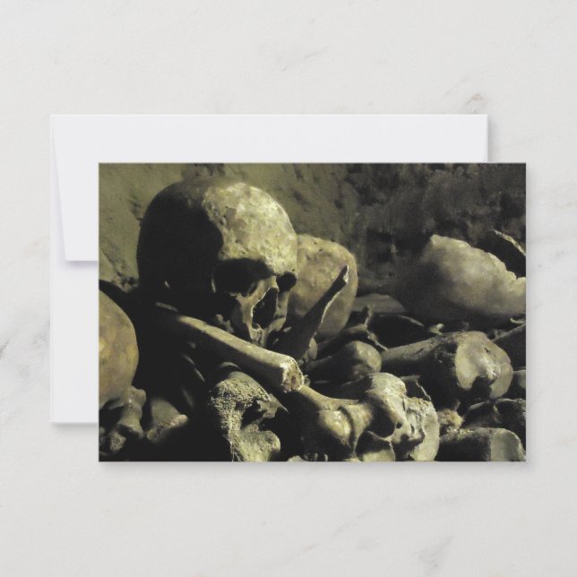 catacomb bones invitation (Front)