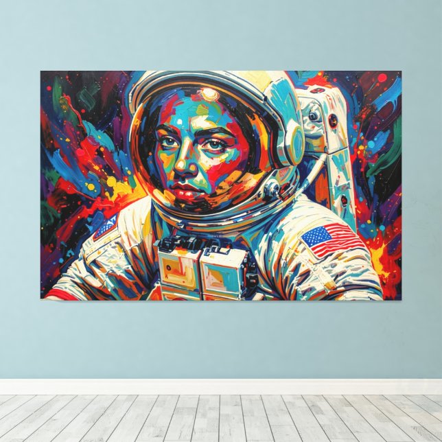 Catacombs of the Moon-3 Canvas Print (Insitu(Wood Floor))