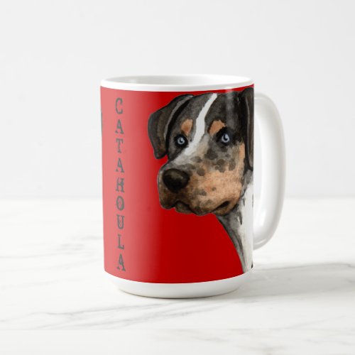 Catahoula Color Block Coffee Mug