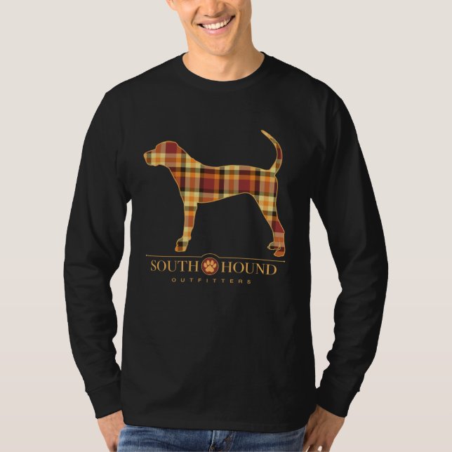 Catahoula Leopard Dog Autumn Plaid Pattern T-Shirt (Front)