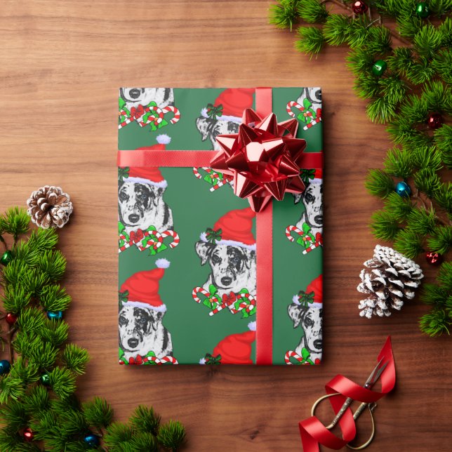 Catahoula Leopard Dog Christmas Wrapping Paper (Holiday Gift)