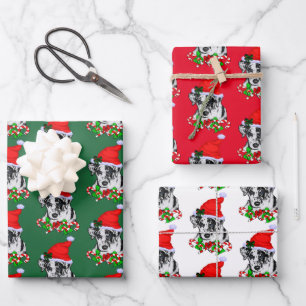 Catahoula Leopard Dog Christmas Wrapping Paper Sheets