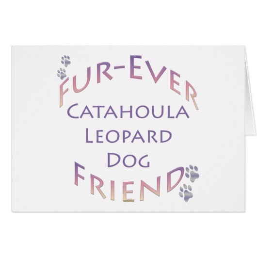 Catahoula Leopard Dog Furever (Front Horizontal)