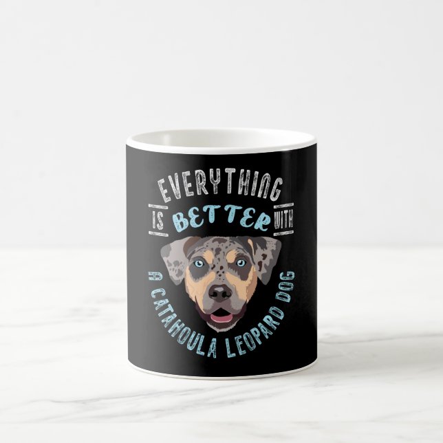 Catahoula Leopard Dog Gift idea Coffee Mug (Center)