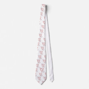 Catahoula Leopard Dog Heart Belongs Neck Tie