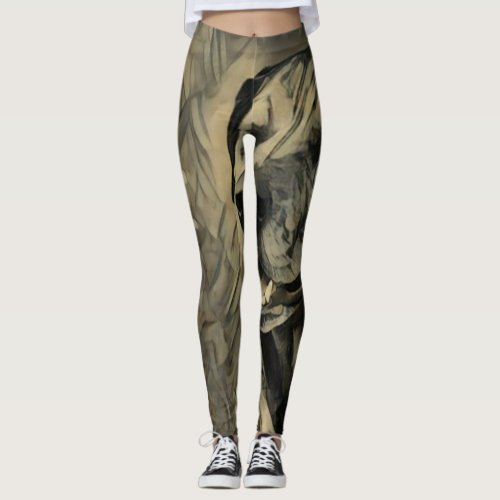 Catahoula leopard dog leggings