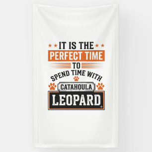 Catahoula Leopard Dog Vintage Time Shirt Design_1 Banner