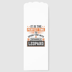 Catahoula Leopard Dog Vintage Time Shirt Design_1 Bookmarks