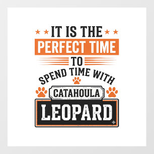 Catahoula Leopard Dog Vintage Time Shirt Design_1 Floor Decals