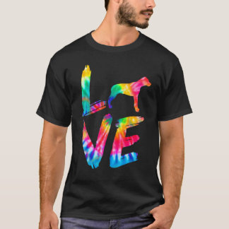 Catahoula Leopard Tie Dye Love Dog Mom Dad T-Shirt