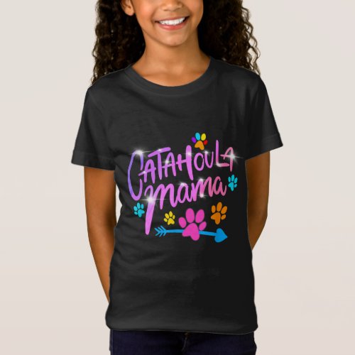 Catahoula Mama Catahoula Leopard Dog Lover Mom Mot T_Shirt