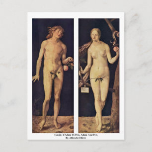Català: L'Adam I L'Eva, Adam And Eve Postcard