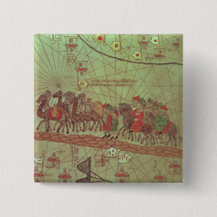 Catalan Atlas, detail showing Pinback Button