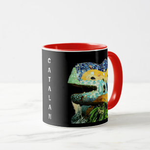 Catalan - Barcelona, Gaudi - Lizard, Spain Mug