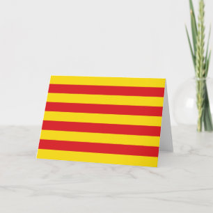 Catalan Flag (Catalonia) Card
