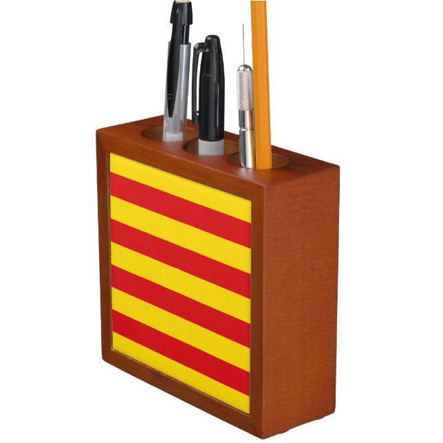 Catalan Flag (Catalonia)  Desk Organizer (In Situ)