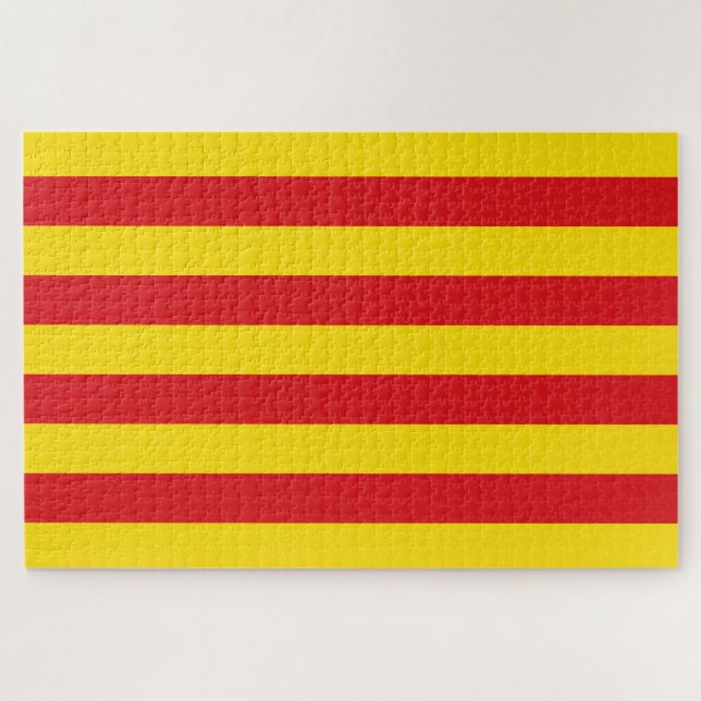 Catalan Flag (Catalonia) Jigsaw Puzzle (Horizontal)