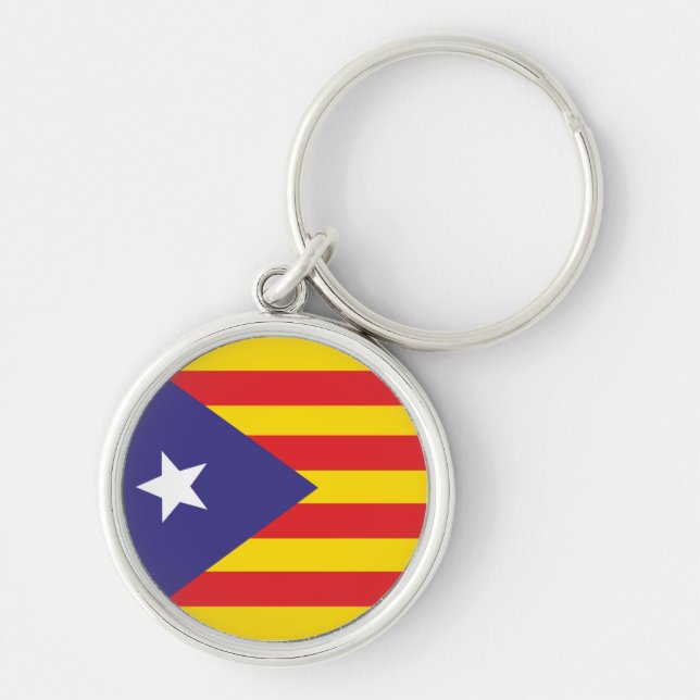 Catalan flag "Serenya" Keychain (Front)