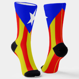 Catalan flag socks