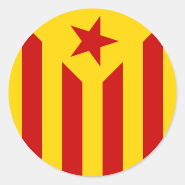 Catalan flag sticker (Front)