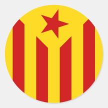 Catalan flag sticker