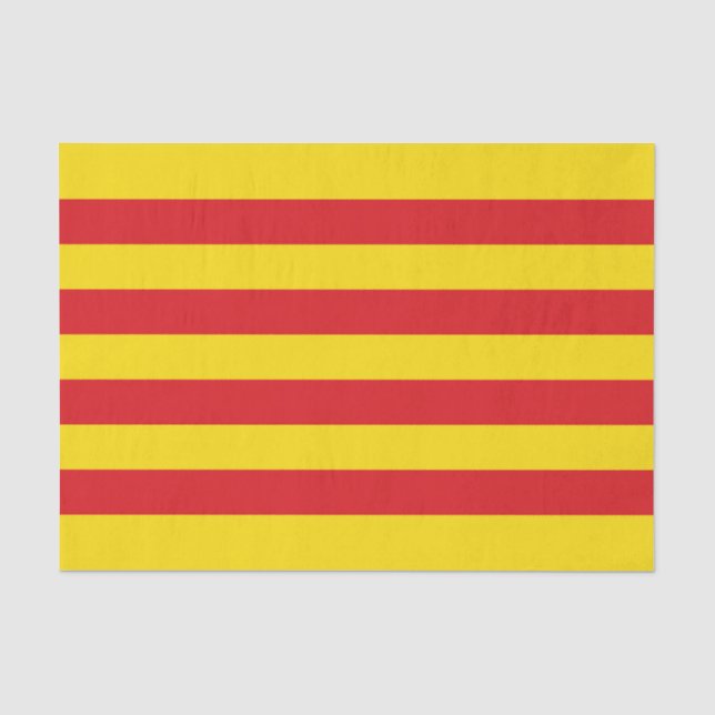 Catalan Flag Tissue Paper (Front)