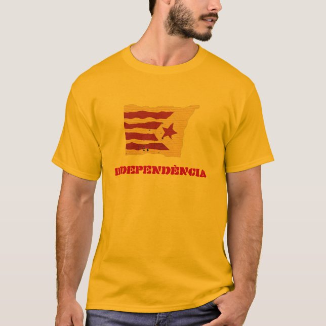 Catalan Independence (Mens/Unisex) T-Shirt (Front)