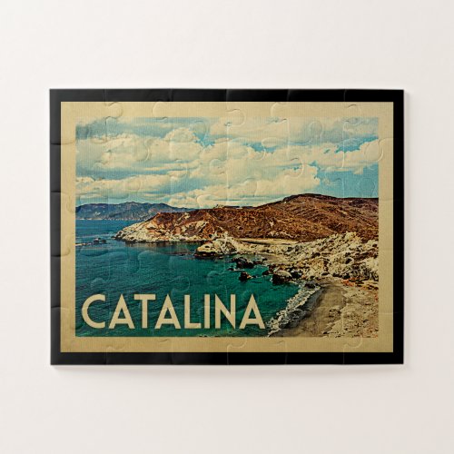 Catalina California Vintage Travel Jigsaw Puzzle
