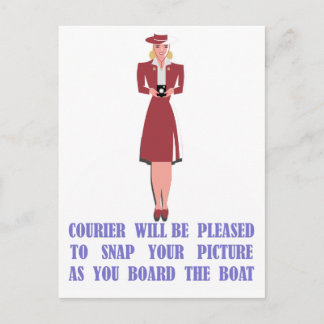 Catalina Courier Postcard