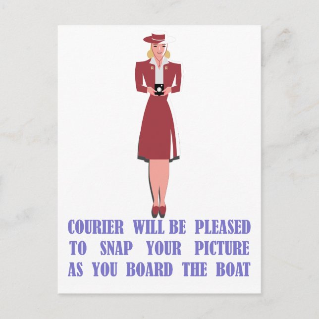 Catalina Courier Postcard (Front)