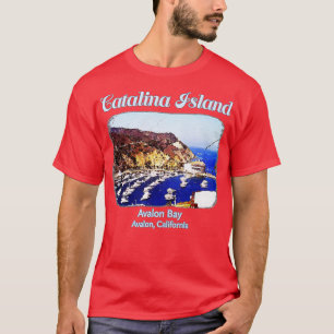 Catalina Island Avalon Bay California beach t T-Shirt
