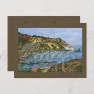 Catalina Island, CA - Mini Collectible Prints Postcard