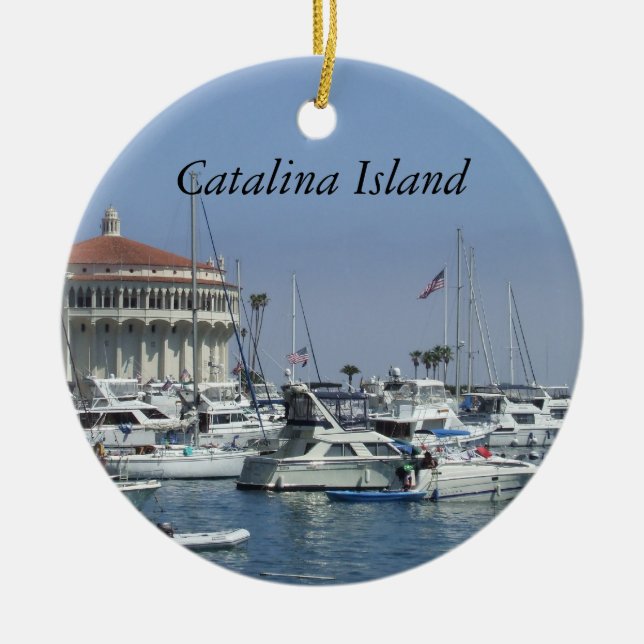 Catalina Island California CA Travel Ornament (Front)