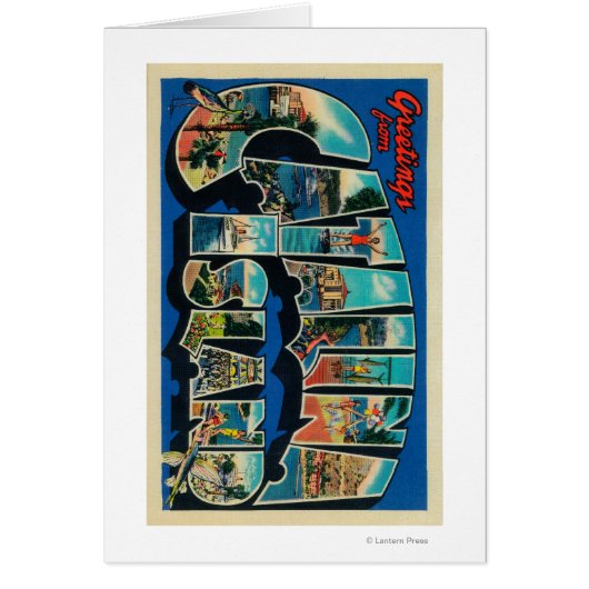 Catalina Island, California - Large Letter (Front)