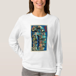 Catalina Island, California - Large Letter T-Shirt