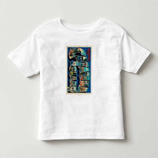 Catalina Island, California - Large Letter Toddler T-shirt (Front)