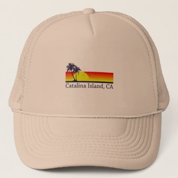 Catalina Island California Trucker Hat by mcgags at Zazzle
