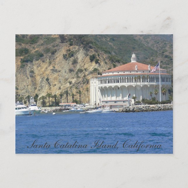 catalina island casino postcard (Front)