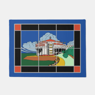 Catalina Island Casino Tile Door Mat
