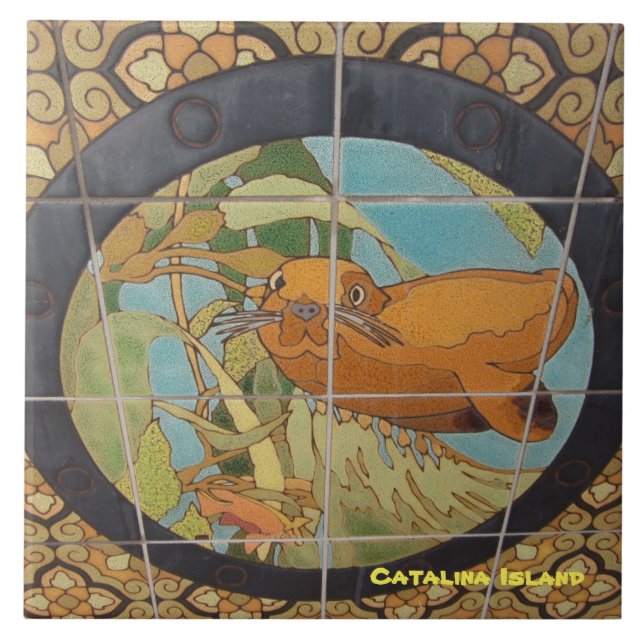 CATALINA ISLAND CERAMIC TILE (Front)