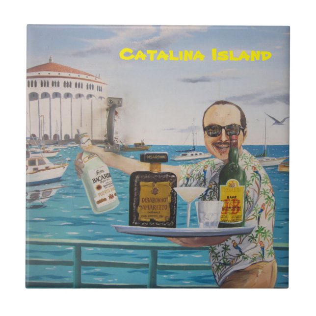 CATALINA ISLAND CERAMIC TILE (Front)