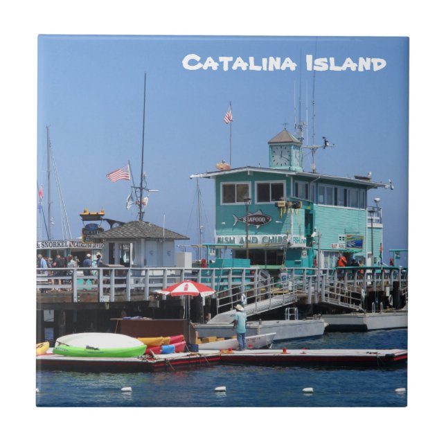 CATALINA ISLAND CERAMIC TILE (Front)