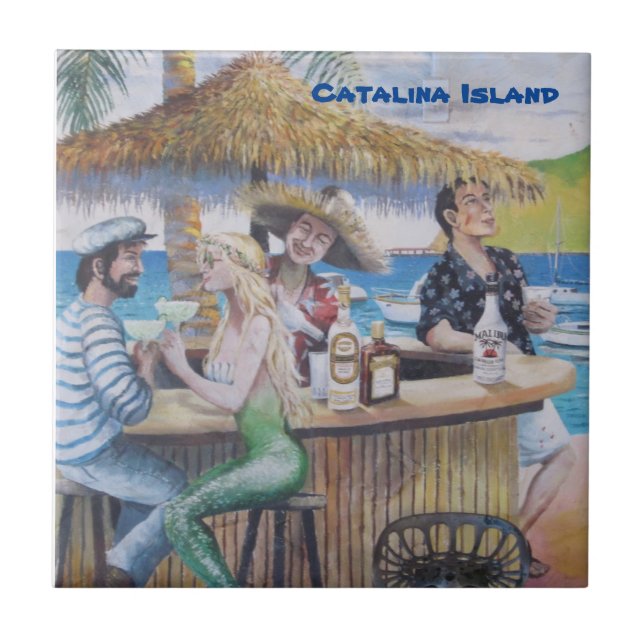 CATALINA ISLAND CERAMIC TILE (Front)