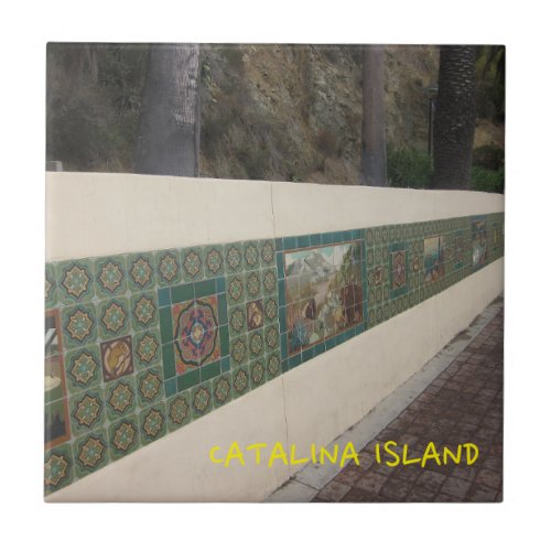 CATALINA ISLAND CERAMIC TILE CASINO STROLL