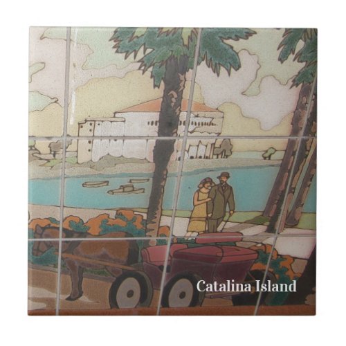CATALINA ISLAND CERAMIC TILE CASINO STROLL