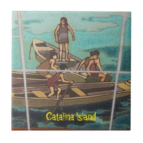 CATALINA ISLAND CERAMIC TILE CATALINA BOATING