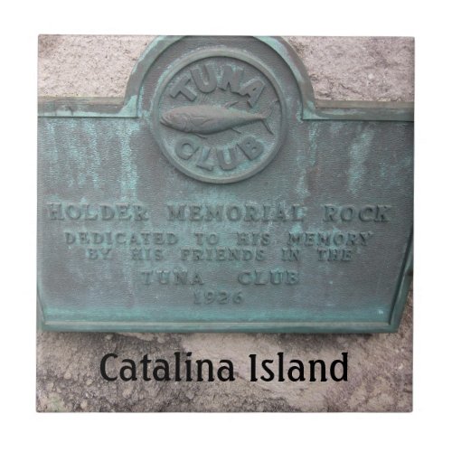 CATALINA ISLAND CERAMIC TILE CATALINA TUNA CLUB