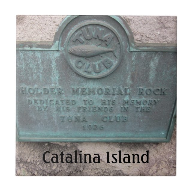 CATALINA ISLAND CERAMIC TILE CATALINA TUNA CLUB (Front)