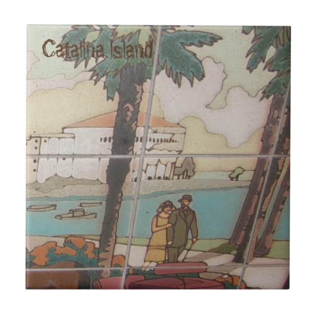 CATALINA ISLAND CERAMIC TILE CATALINA WALKERS (Front)