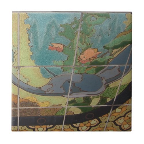 CATALINA ISLAND CERAMIC TILE CATALINA WATER RIDERS